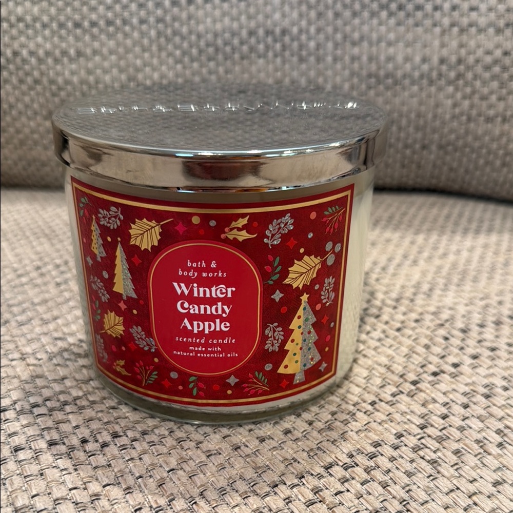 Bath & Body Works Red Winter Candy Apple Candle